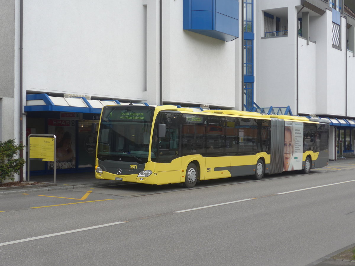 (215'688) - STI Thun - Nr. 162/BE 752'162 - Mercedes am 30. Mrz 2020 in Thun, Postbrcke