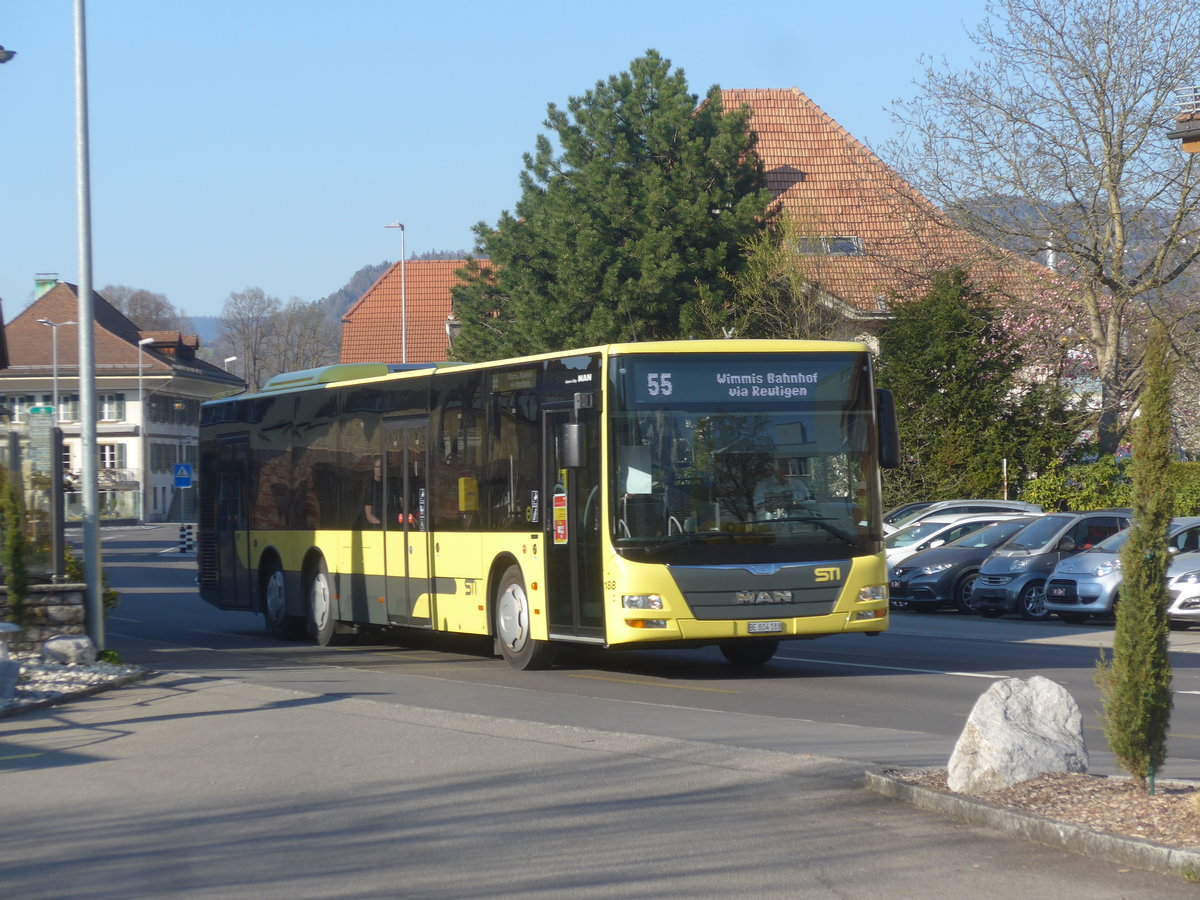 (215'990) - STI Thun - Nr. 188/BE 804'188 - MAN am 10. April 2020 in Thun, Scherzligen/Schadau