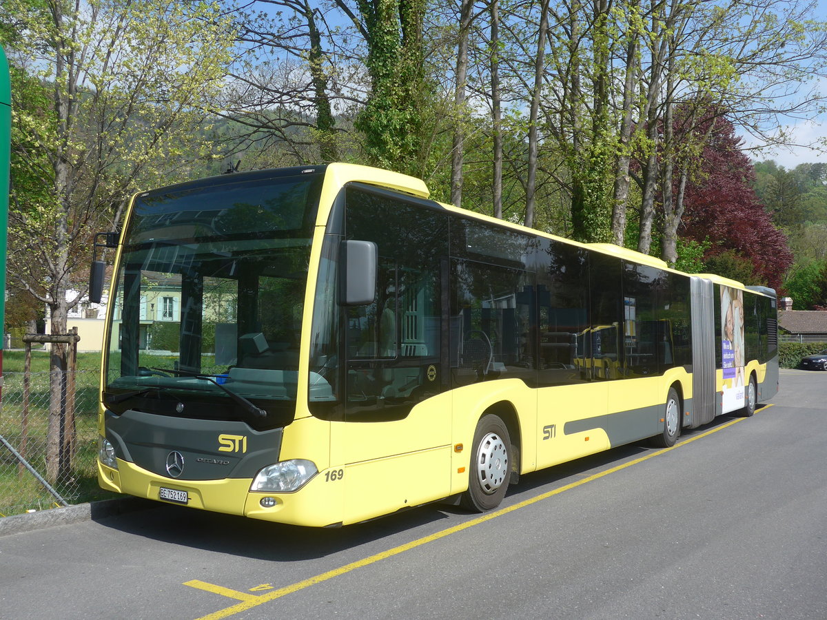 (216'293) - STI Thun - Nr. 169/BE 752'169 - Mercedes am 20. April 2020 bei der Schifflndte Thun