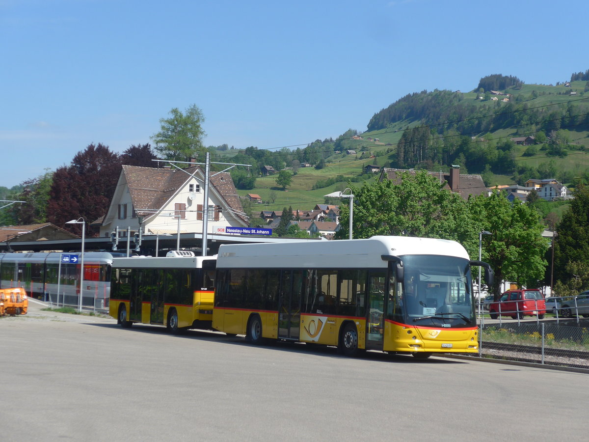 (216'812) - PostAuto Ostschweiz - SG 426'001 - Hess am 9. Mai 2020 in Nesslau, Garage