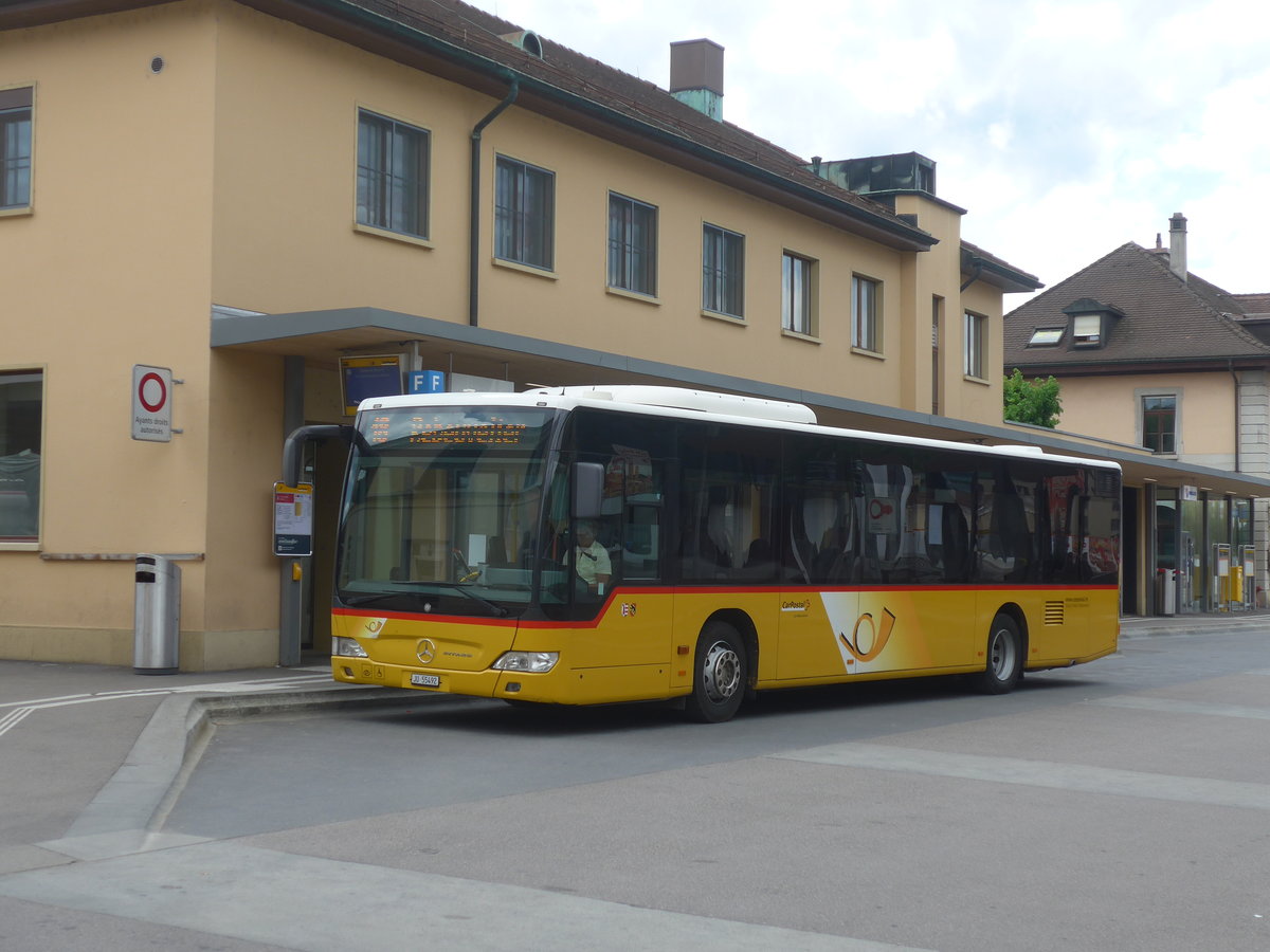 (216'975) - Tobler, Rebeuvelier - JU 55'492 - Mercedes am 10. Mai 2020 beim Bahnhof Delmont