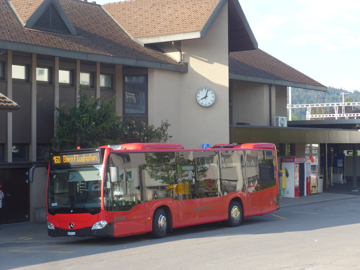 (217'036) - Bernmobil, Bern - Nr. 448/BE 855'448 - Mercedes am 17. Mai 2020 beim Bahnhof Konolfingen