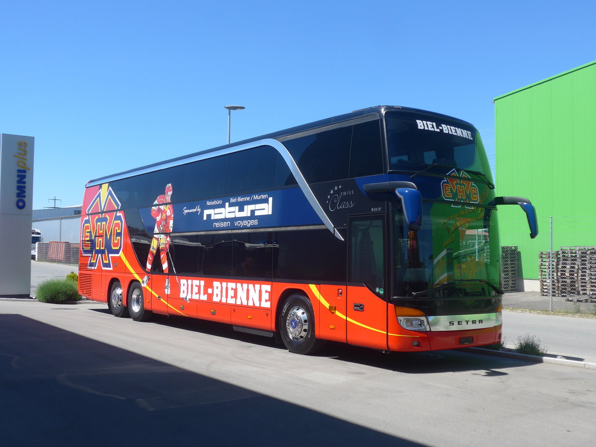 (217'108) - Natural Reisen, Biel - Setra am 21. Mai 2020 in Kerzers, Interbus