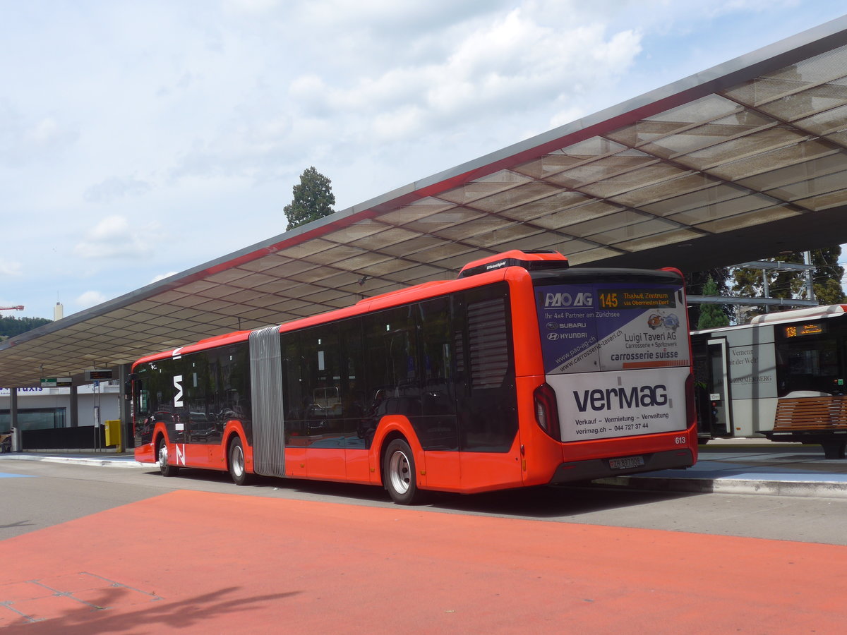 (217'413) - AHW Horgen - Nr. 613/ZH 897'008 - MAN am 30. Mai 2020 beim Bahnhof Horgen