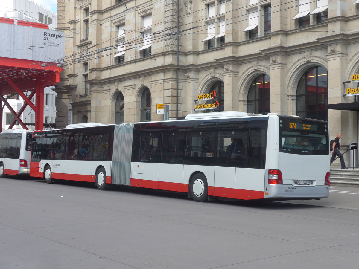 (217'450) - SW Winterthur - Nr. 368/ZH 473'368 - MAN am 30. Mai 2020 beim Hauptbahnhof Winterthur