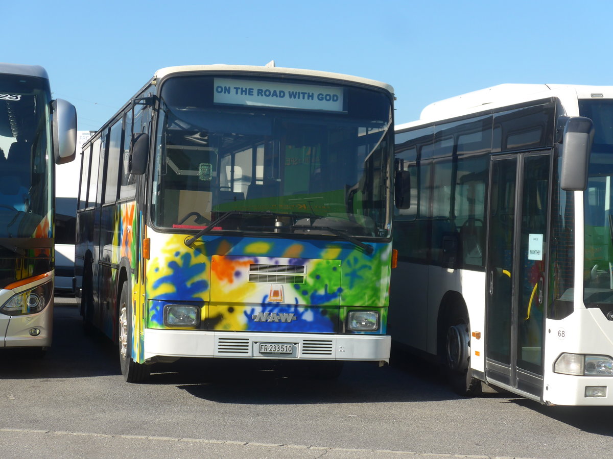 (217'479) - Buscafe, Wattenwil - FR 233'510 - NAW/R&J (ex Koch, Giswil; ex KWO Innertkirchen; ex Heim, Flums) am 31. Mai 2020 in Kerzers, Interbus