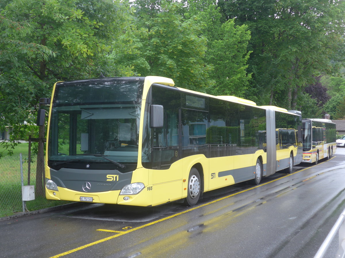 (217'672) - STI Thun - Nr. 165/BE 752'165 - Mercedes am 7. Juni 2020 bei der Schifflndte Thun