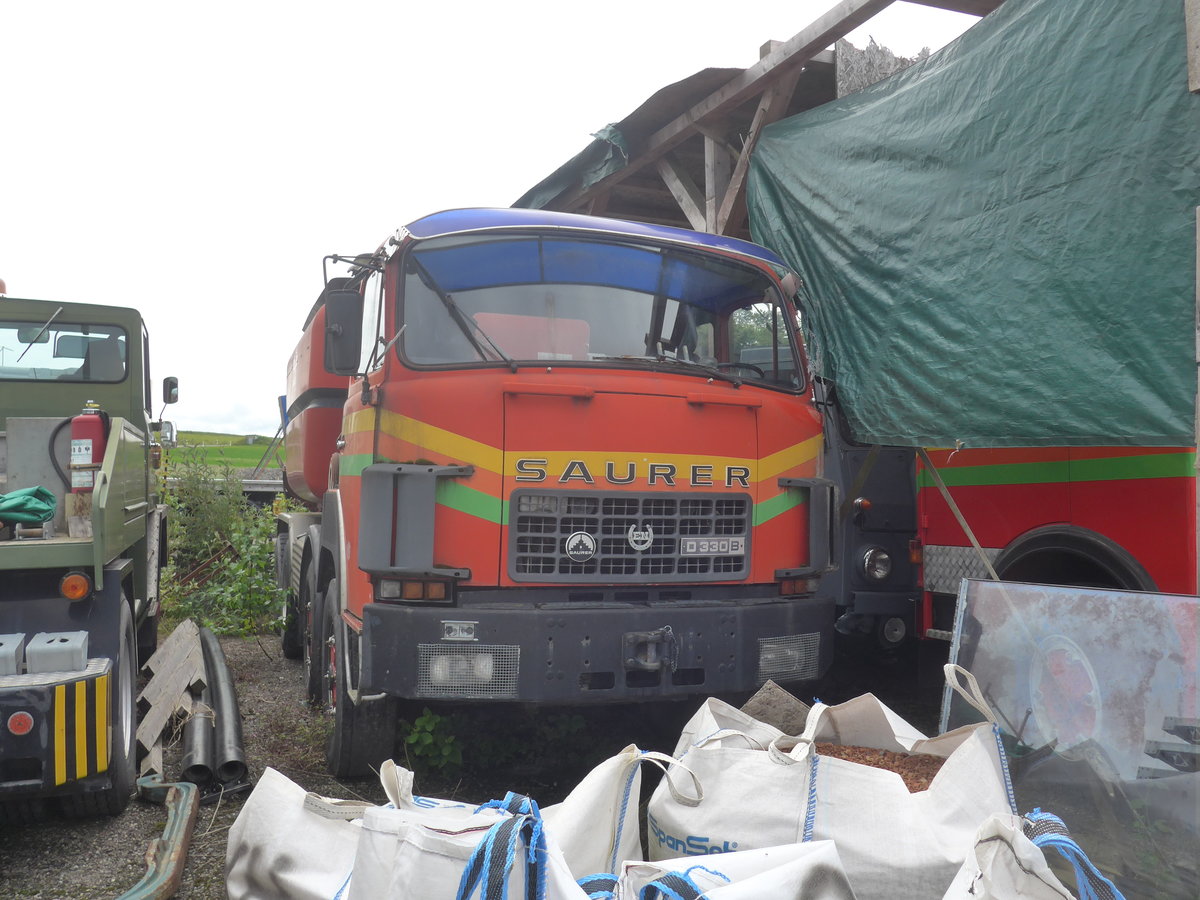 (217'699) - Nssli, Agasul - Saurer am 8. Juni 2020 in Agasul, Garage