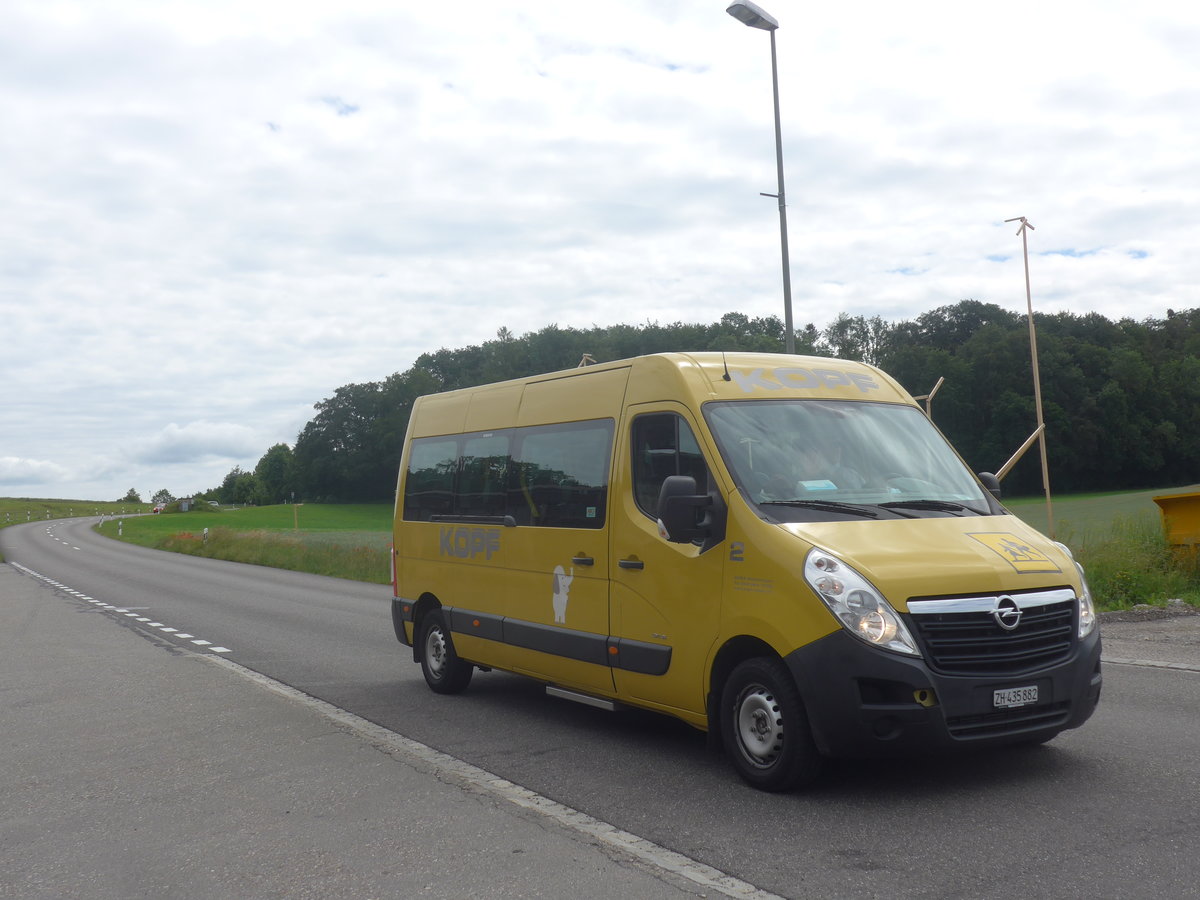 (217'713) - Kopf, Weisslingen - Nr. 2/ZH 435'882 - Opel am 8. Juni 2020 in Agasul