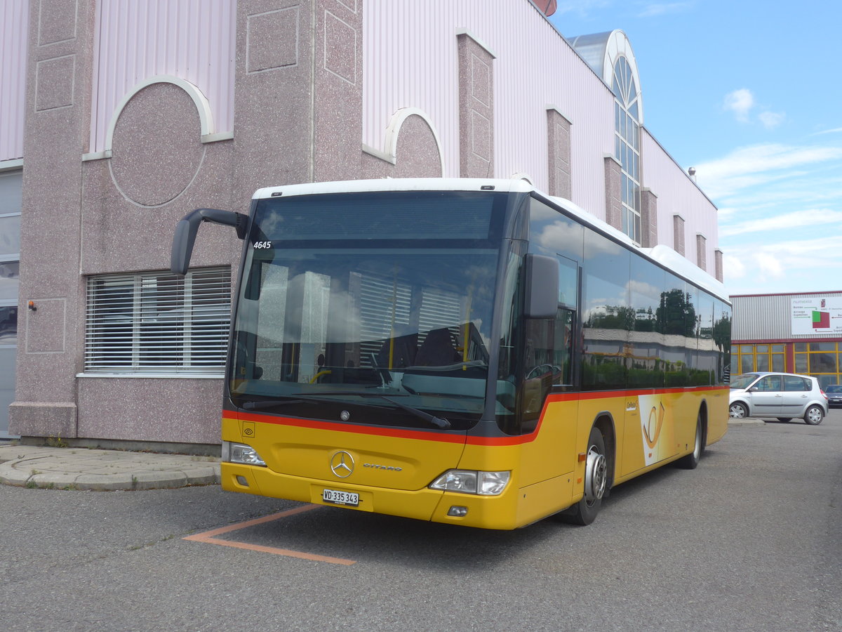 (217'849) - CarPostal Ouest - VD 335'343 - Mercedes am 13. Juni 2020 in Echallens, Garage