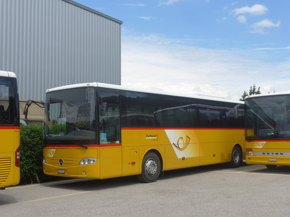 (217'868) - CarPostal Ouest - VD 298'701 - Mercedes am 13. Juni 2020 in Daillens, Planzer (Teilaufnahme)