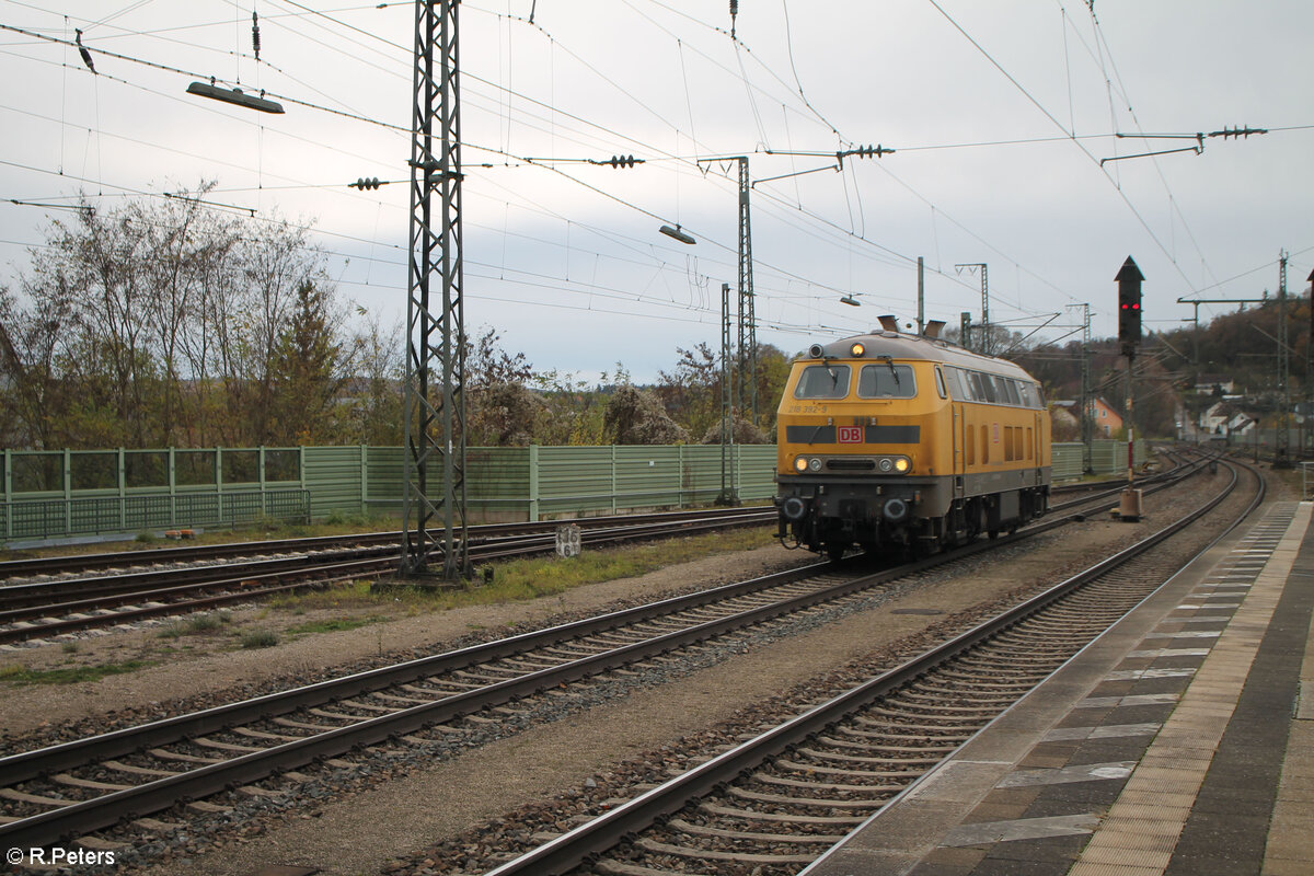 218 392-9 Lz durch Treuchtlingen. 14.11.23