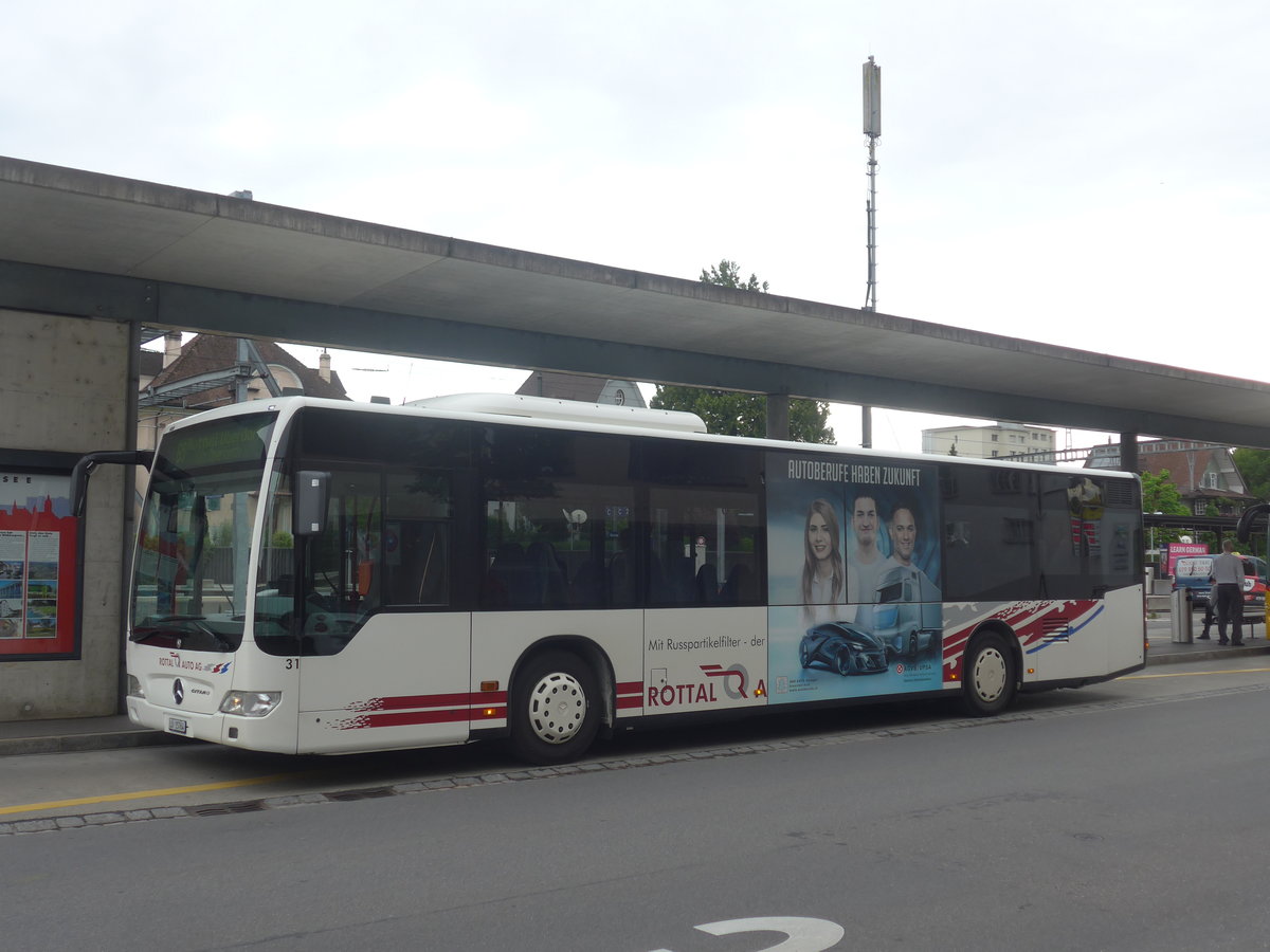 (218'029) - ARAG Ruswil - Nr. 31/LU 15'764 - Mercedes am 14. Juni 2020 beim Bahnhof Sursee