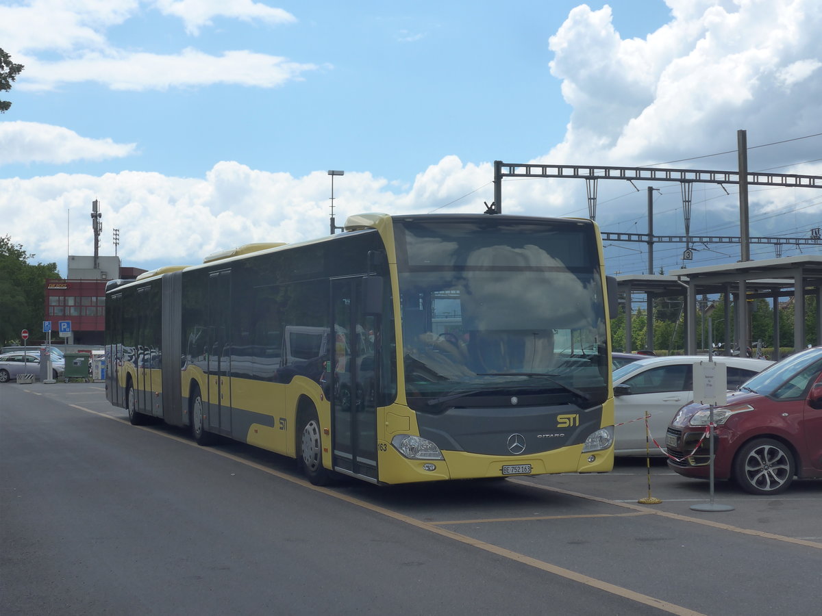 (218'148) - STI Thun - Nr. 163/BE 752'163 - Mercedes am 22. Juni 2020 in Thun, CarTerminal