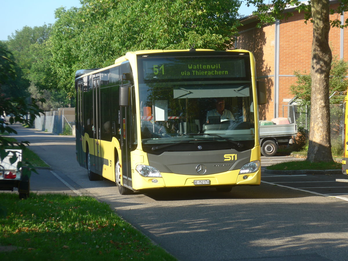 (218'151) - STI Thun - Nr. 176/BE 752'176 - Mercedes am 24. Juni 2020 in Thun-Lerchenfeld, Feuerwerkerstrasse