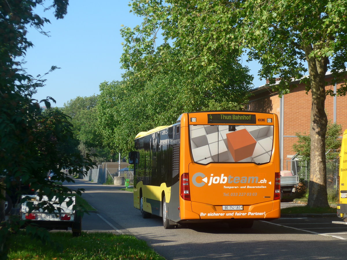 (218'152) - STI Thun - Nr. 181/BE 752'181 - Mercedes am 24. Juni 2020 in Thun-Lerchenfeld, Feuerwerkerstrasse