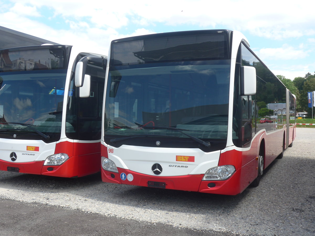 (218'247) - BLT Oberwil - Nr. 98 - Mercedes (ex Gschwindl, A-Wien Nr. 8410) am 28. Juni 2020 in Winterthur, EvoBus