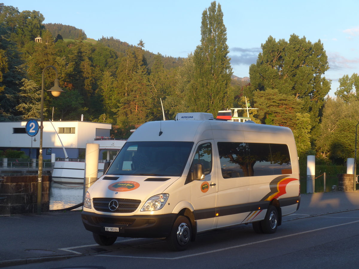 (218'290) - Land-Bus, Wattenwil - BE 95'090 - Mercedes am 30. Juni 2020 bei der Schifflndte Thun