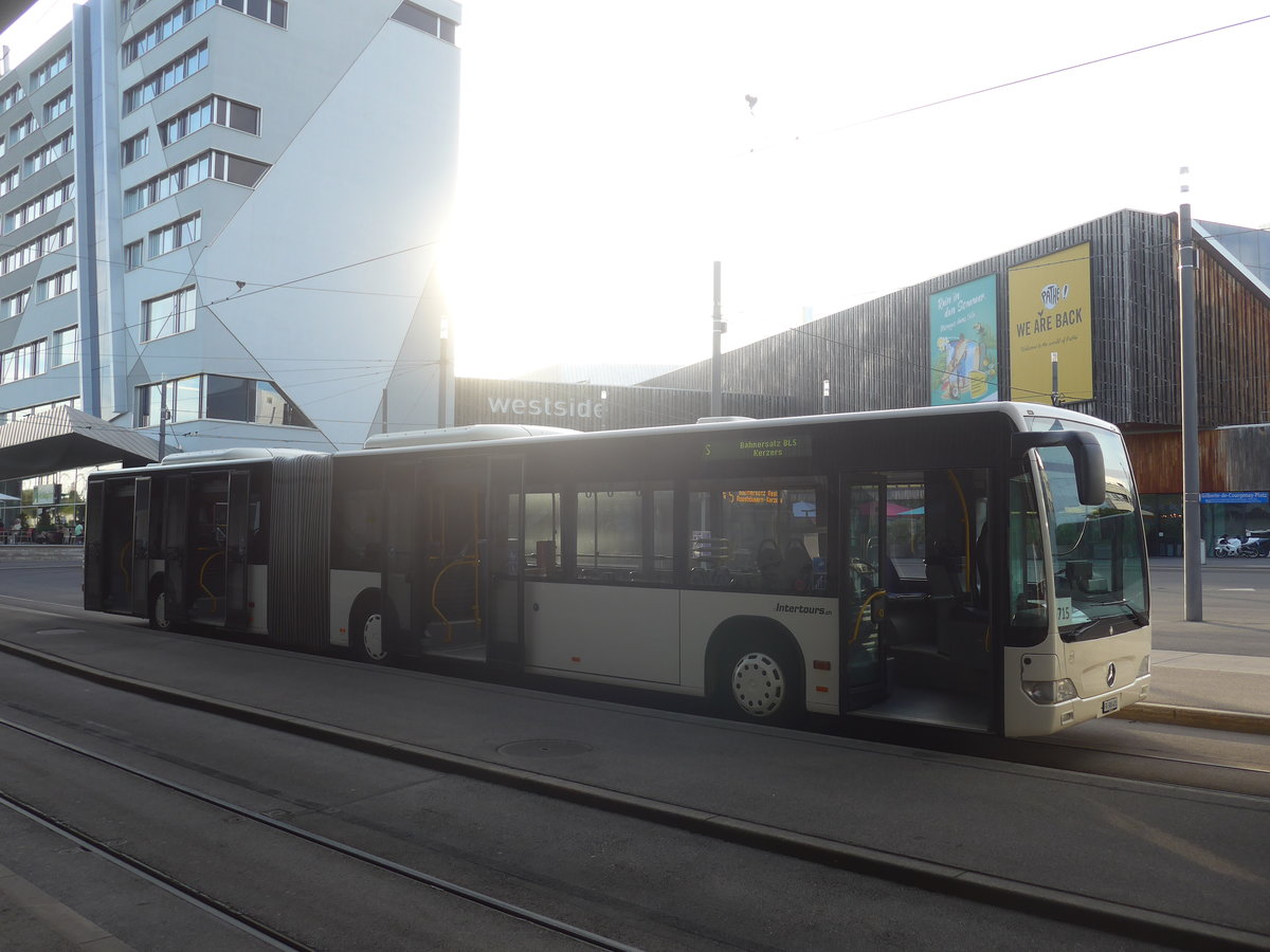 (218'445) - Intertours, Domdidier - Nr. 211/FR 300'481 - Mercedes (ex STi Thun Nr. 135) am 4. Juli 2020 beim Bahnhof Bern Brnnen Westside