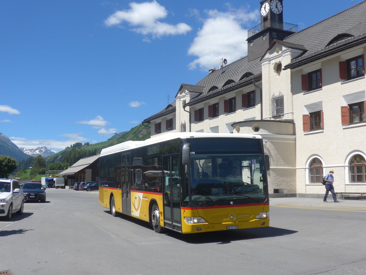 (218'481) - PostAuto Graubnden - GR 159'302 - Mercedes am 5. Juli 2020 beim Bahnhof Scuol-Tarasp