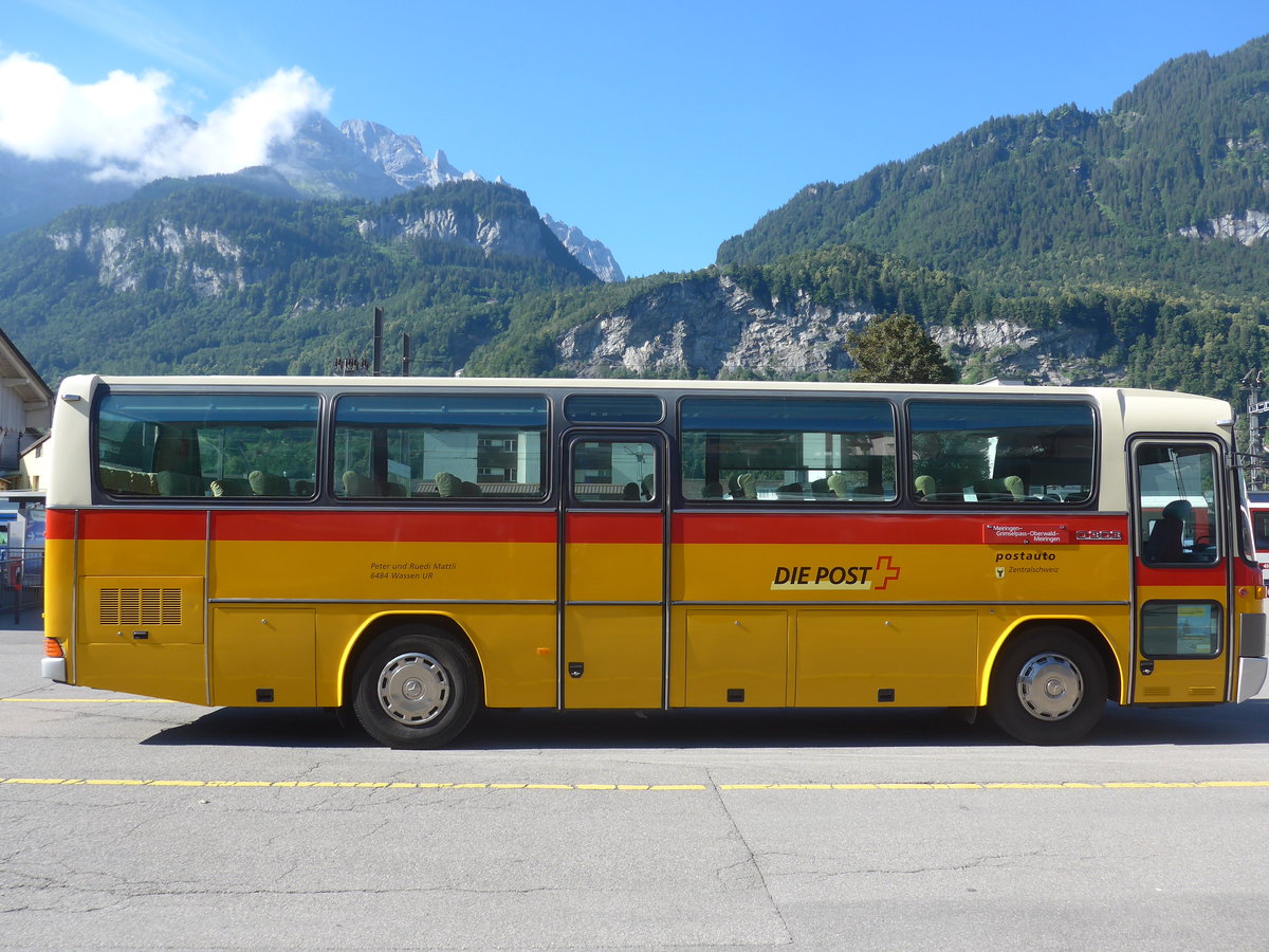 (218'640) - Buzzi, Bern - BE 910'789 - Mercedes (ex Mattli, Wassen) am 12. Juli 2020 in Meiringen, Postautostation