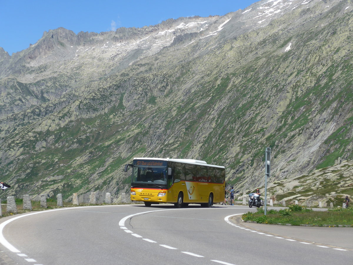 (218'676) - PostAuto Bern - Nr. 73/BE 171'453 - Setra (ex AVG Meiringen Nr. 73) am 12. Juli 2020 auf dem Grimselpass