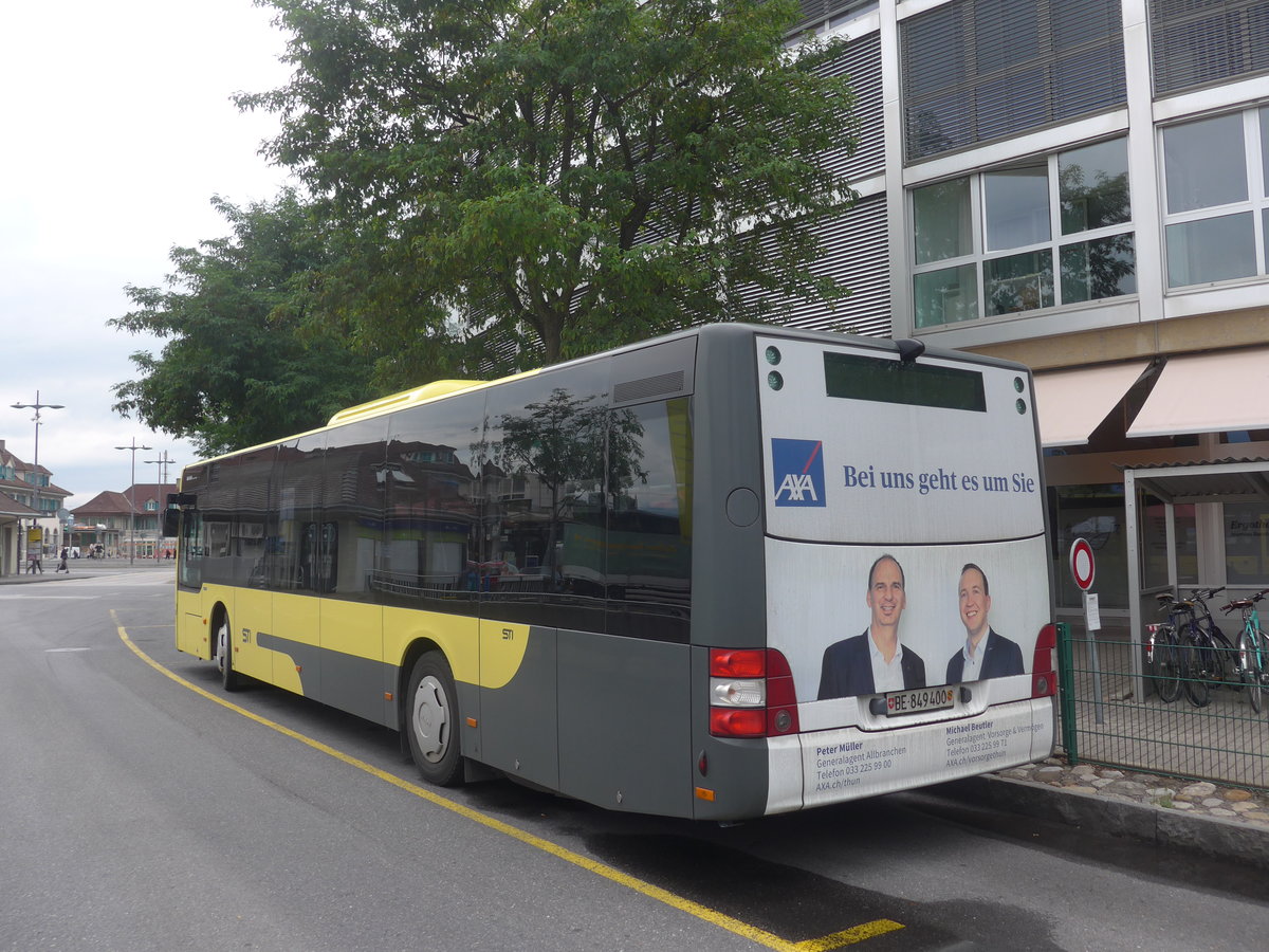 (218'725) - STI Thun - Nr. 400/BE 849'400 - MAN am 16. Juli 2020 bei der Schifflndte Thun