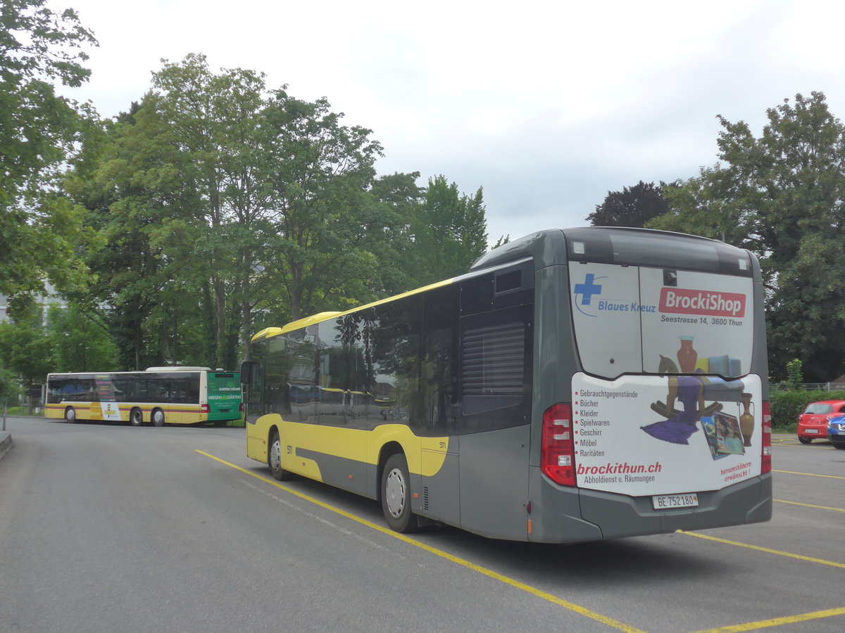 (218'727) - STI Thun - Nr. 180/BE 752'180 - Mercedes am 16. Juli 2020 bei der Schifflndte Thun