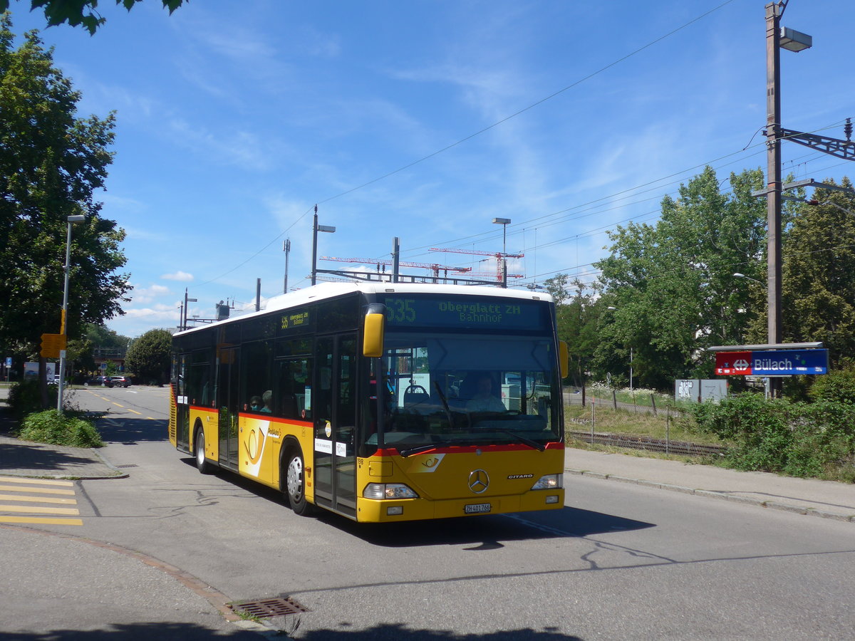 (218'752) - ASN Stadel - Nr. 198/ZH 401'766 - Mercedes am 18. Juli 2020 beim Bahnhof Blach