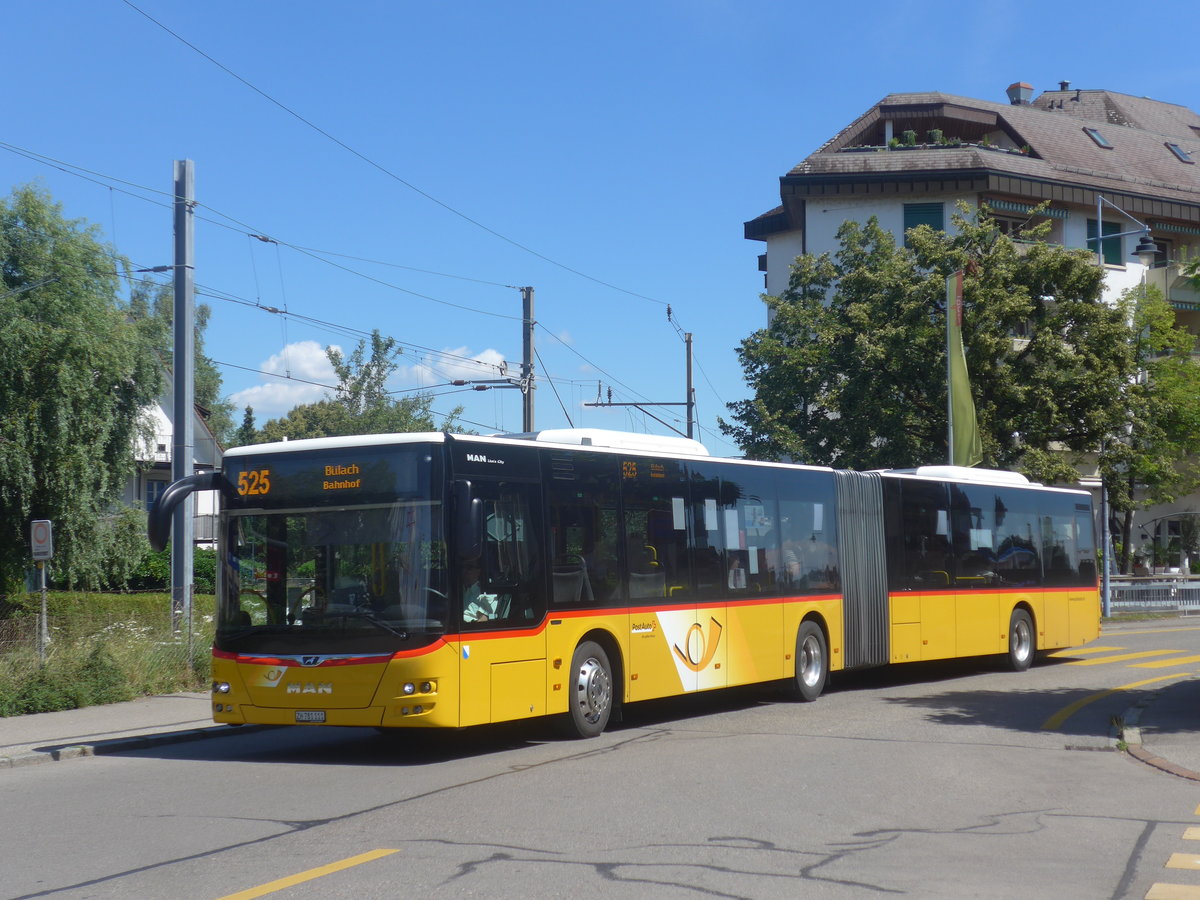 (218'757) - PostAuto Zrich - Nr. 362/ZH 781'111 - MAN am 18. Juli 2020 beim Bahnhof Blach