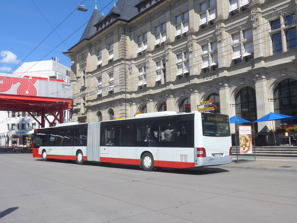 (218'776) - SW Winterthur - Nr. 378/ZH 926'378 - MAN am 18. Juli 2020 beim Hauptbahnhof Winterthur