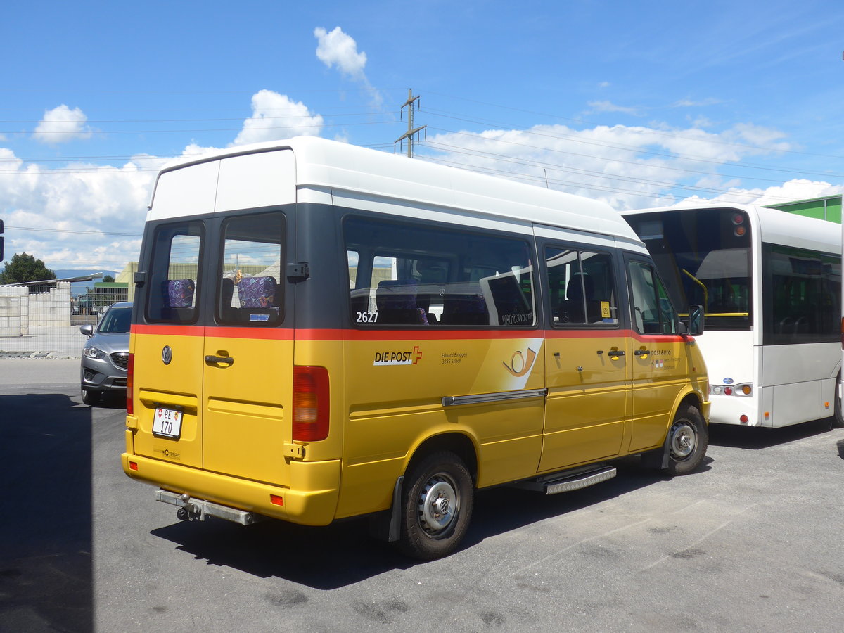 (218'997) - Funi-Car, Biel - BE 170 - VW (ex Eurobus, Bern; ex Binggeli, Erlach; ex Corpataux, Schwarzenburg; ex P 21'057) am 25. Juli 2020 in Kerzers, Interbus