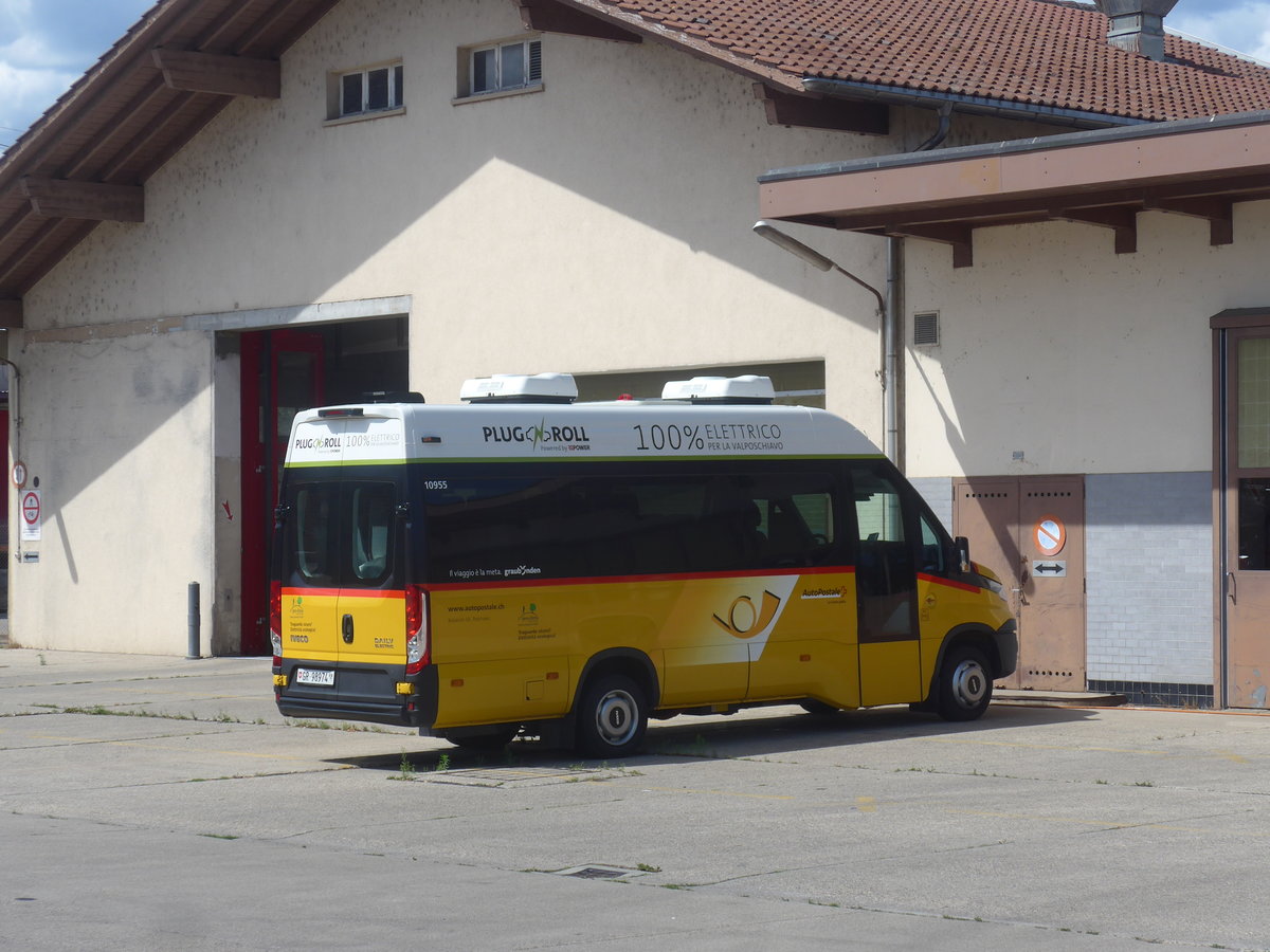 (219'040) - Balzarolo, Poschiavo - GR 98'974 - Iveco am 25. Juli 2020 in Yverdon, Postgarage (Einsatz PostAuto)