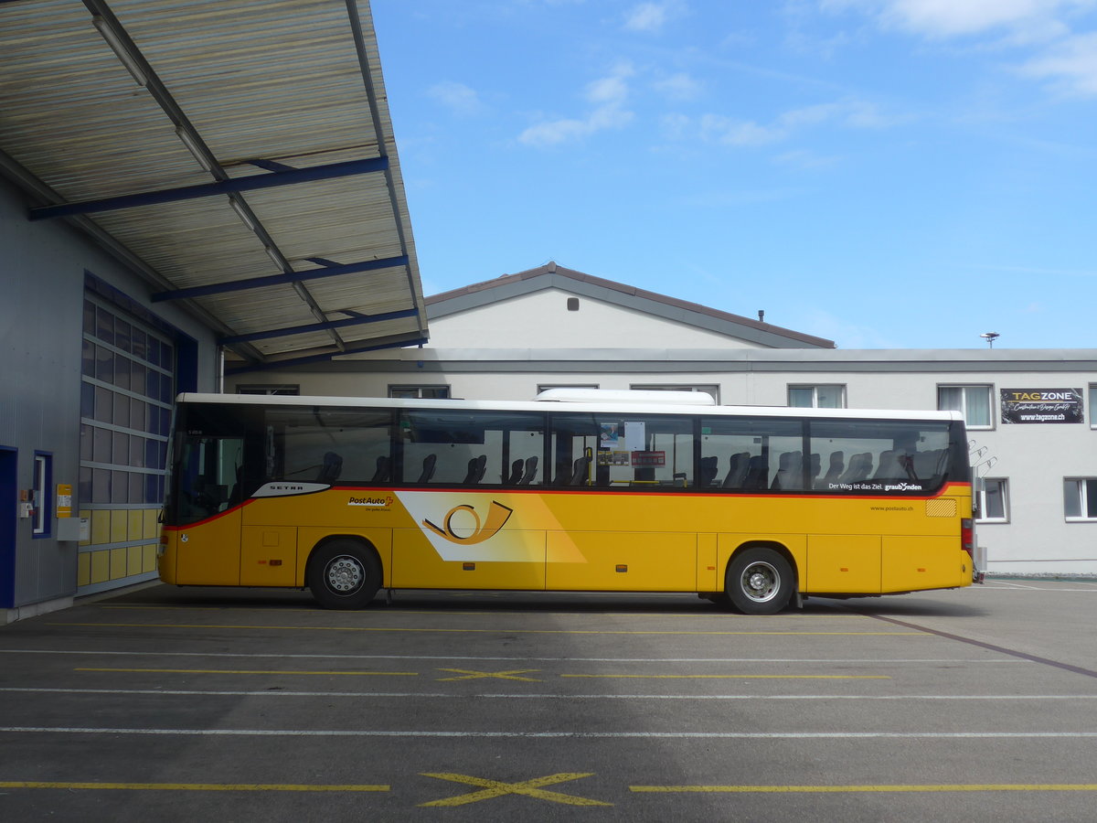 (219'106) - PostAuto Graubnden - GR 179'704 - Setra am 26. Juli 2020 in Sirnach, Die Post