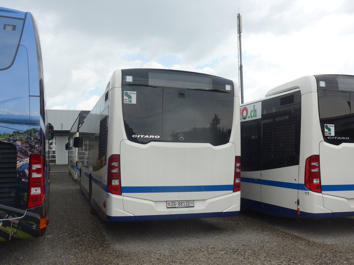 (219'143) - ZVB Zug - Nr. 132/ZG 88'132 - Mercedes am 26. Juli 2020 in Winterthur, EvoBus