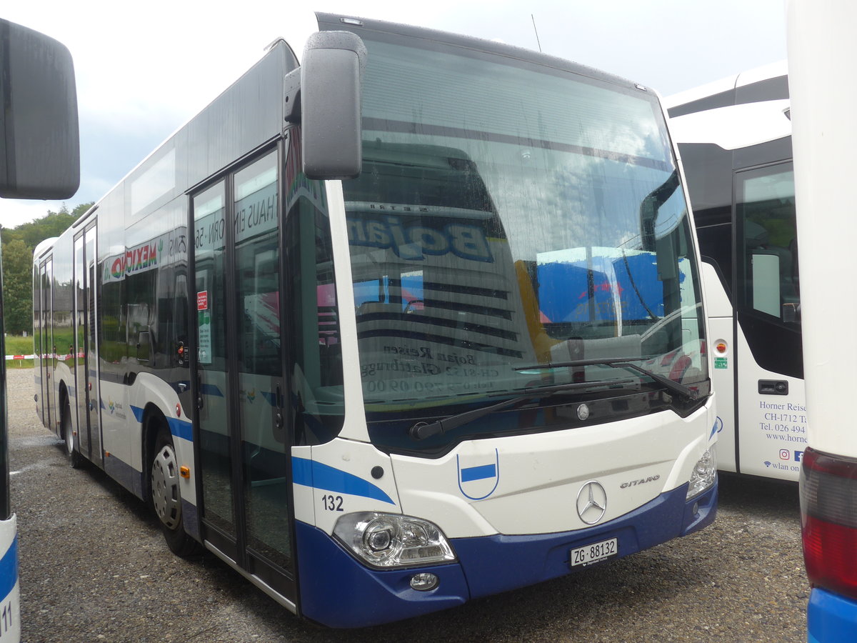 (219'153) - ZVB Zug - Nr. 132/ZG 88'132 - Mercedes am 26. Juli 2020 in Winterthur, EvoBus