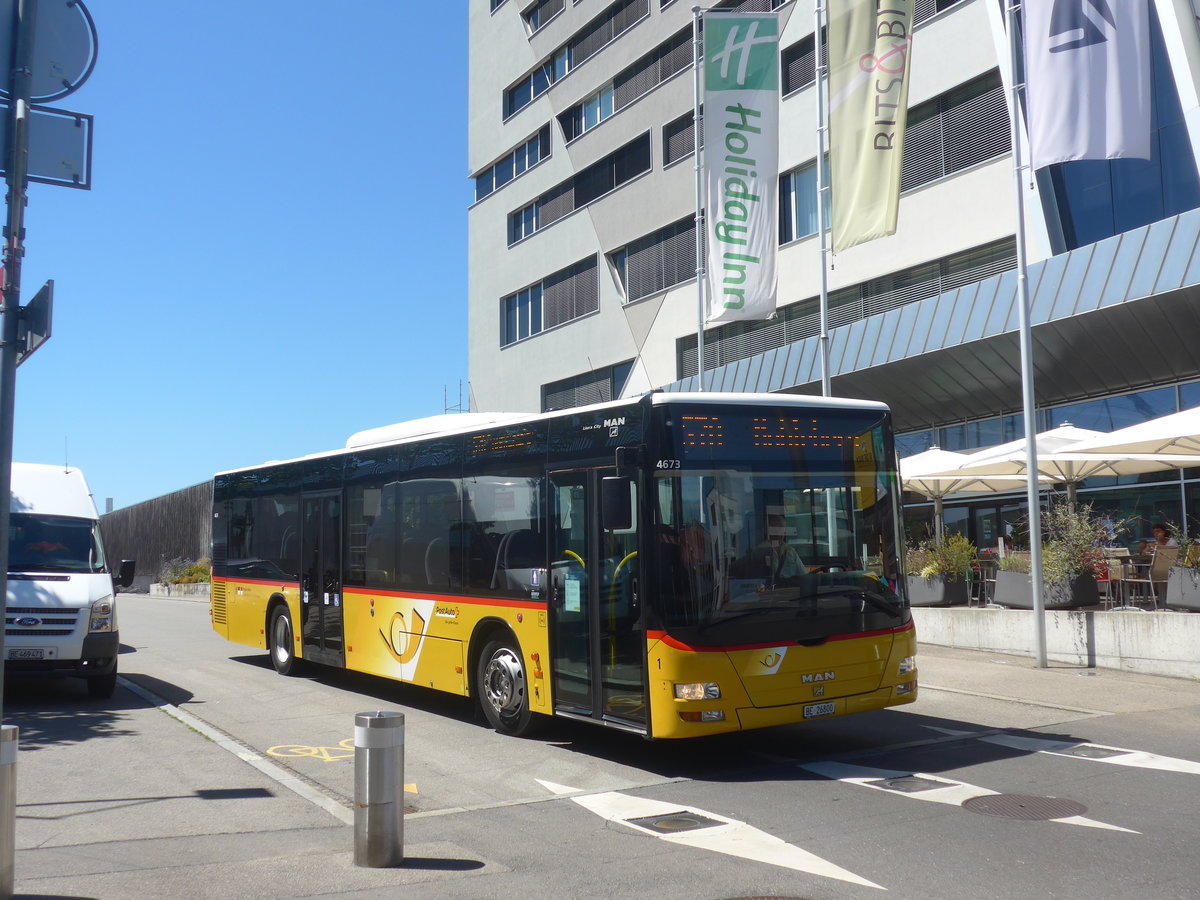 (219'229) - Steiner, Ortschwaben - Nr. 1/BE 26'800 - MAN am 27. Juli 2020 beim Bahnhof Bern Brnnen Westside