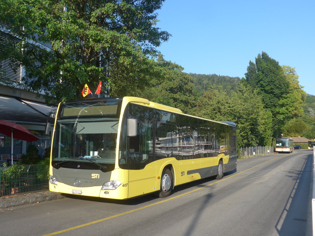 (219'253) - STI Thun - Nr. 407/BE 838'407 - Mercedes am 31. Juli 2020 bei der Schifflndte Thun