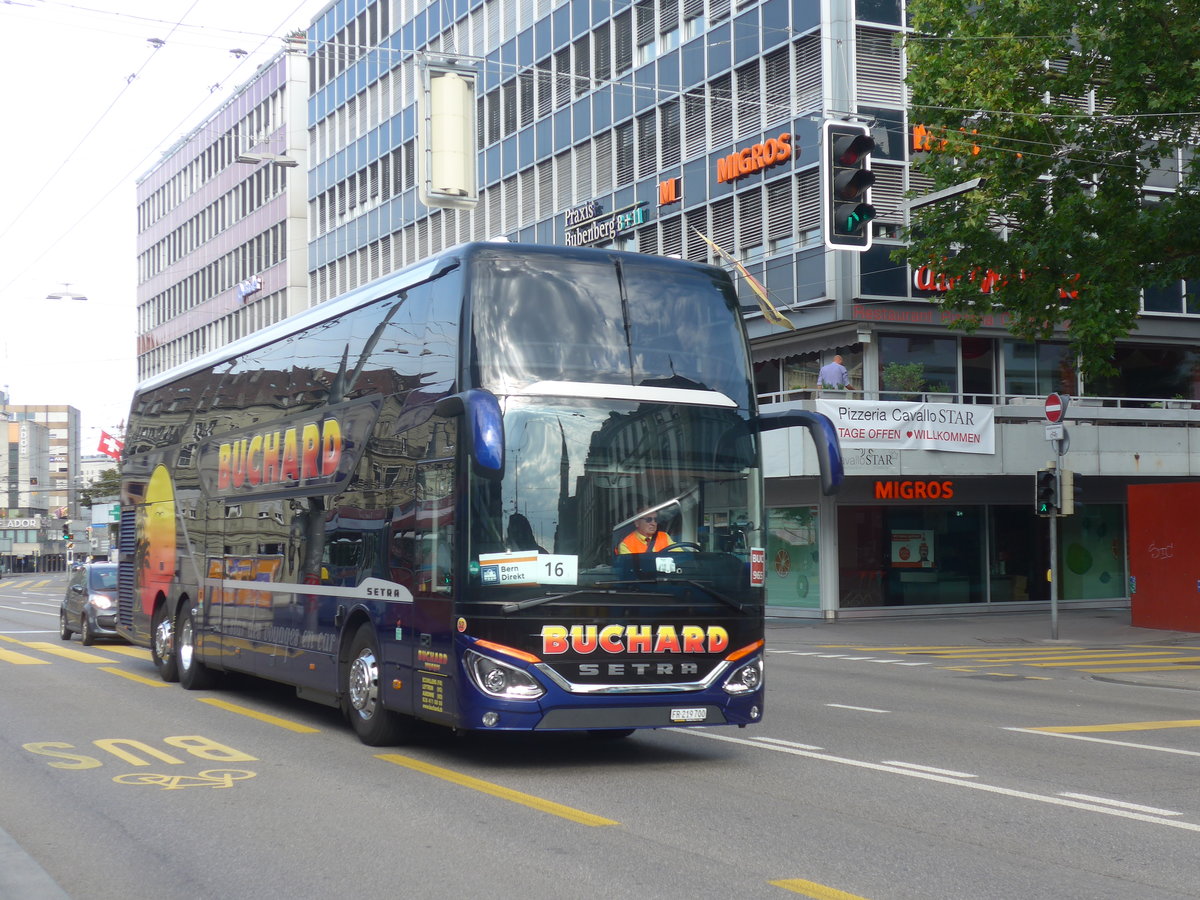 (219'312) - Buchard, Leytron - Nr. 52/FR 219'700 - Setra am 2. August 2020 beim Bahnhof Bern