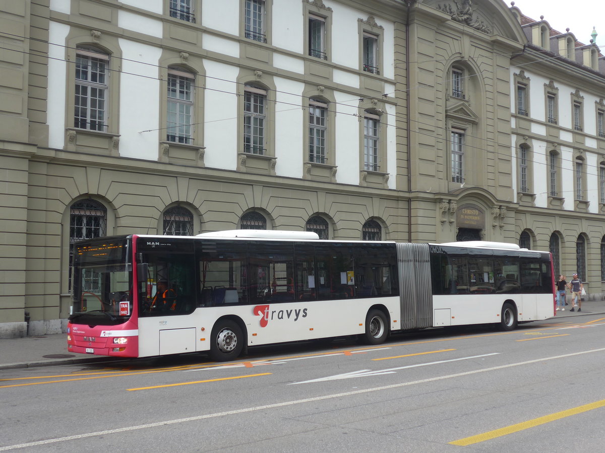 (219'422) - TRAVYS Yverdon - Nr. 303/VD 1255 - MAN am 2. August 2020 beim Bahnhof Bern