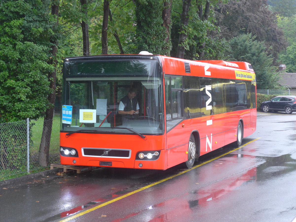 (219'484) - Buchard, Leytron - Volvo (ex AHW Horgen Nr. 27) am 3. August 2020 bei der Schifflndte Thun (Einsatz STI)