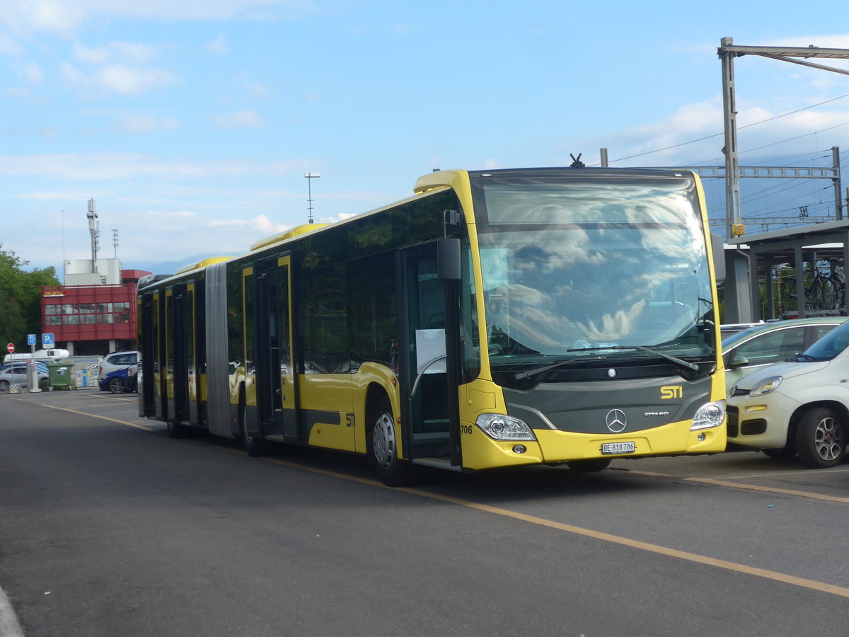 (219'491) - STI Thun - Nr. 706/BE 818'706 - Mercedes am 5. August 2020 in Thun, CarTerminal