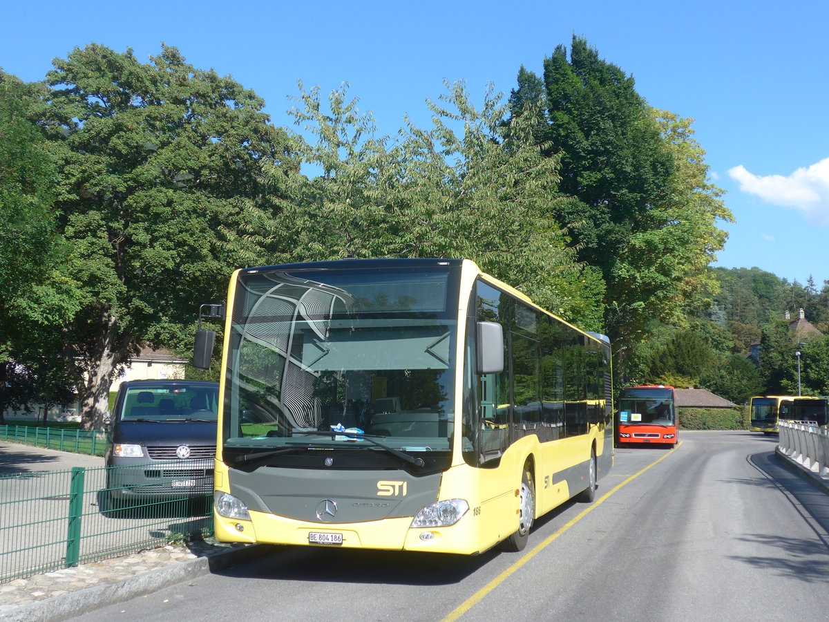 (219'502) - STI Thun - Nr. 186/BE 804'186 - Mercedes am 8. August 2020 bei der Schifflndte Thun