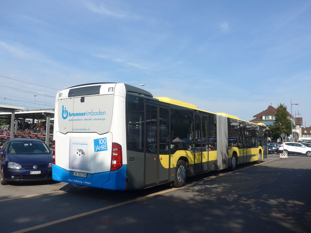 (219'653) - STI Thun - Nr. 173/BE 752'173 - Mercedes am 10. August 2020 in Thun, CarTerminal