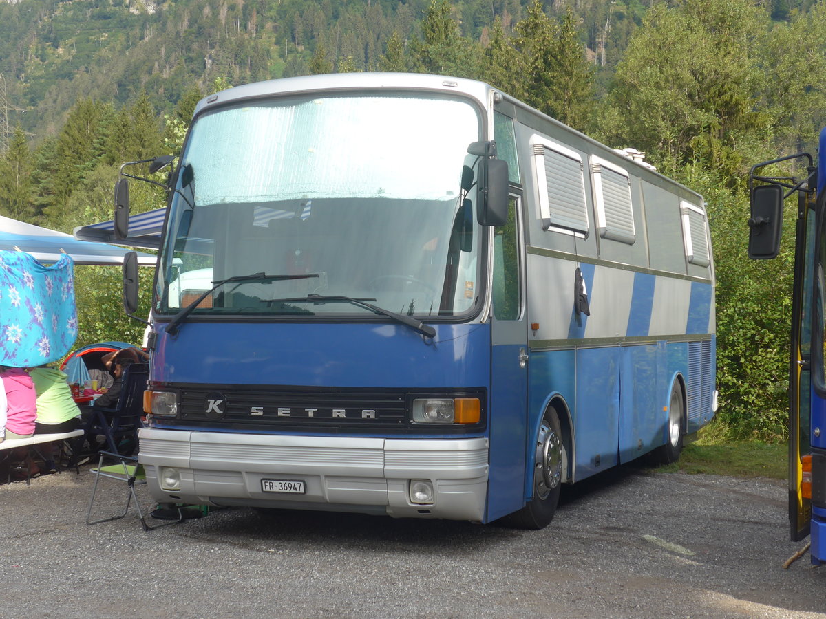 (219'708) - Bchler, Bsingen - FR 36'947 - Setra (ex AAGI Interlaken Nr. 30) am 16. August 2020 in Grsch, Bergbahnen