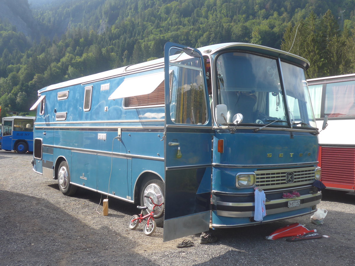 (219'713) - Ehrat, Movelier - ZH 877'152 - Setra am 16. August 2020 in Grsch, Bergbahnen