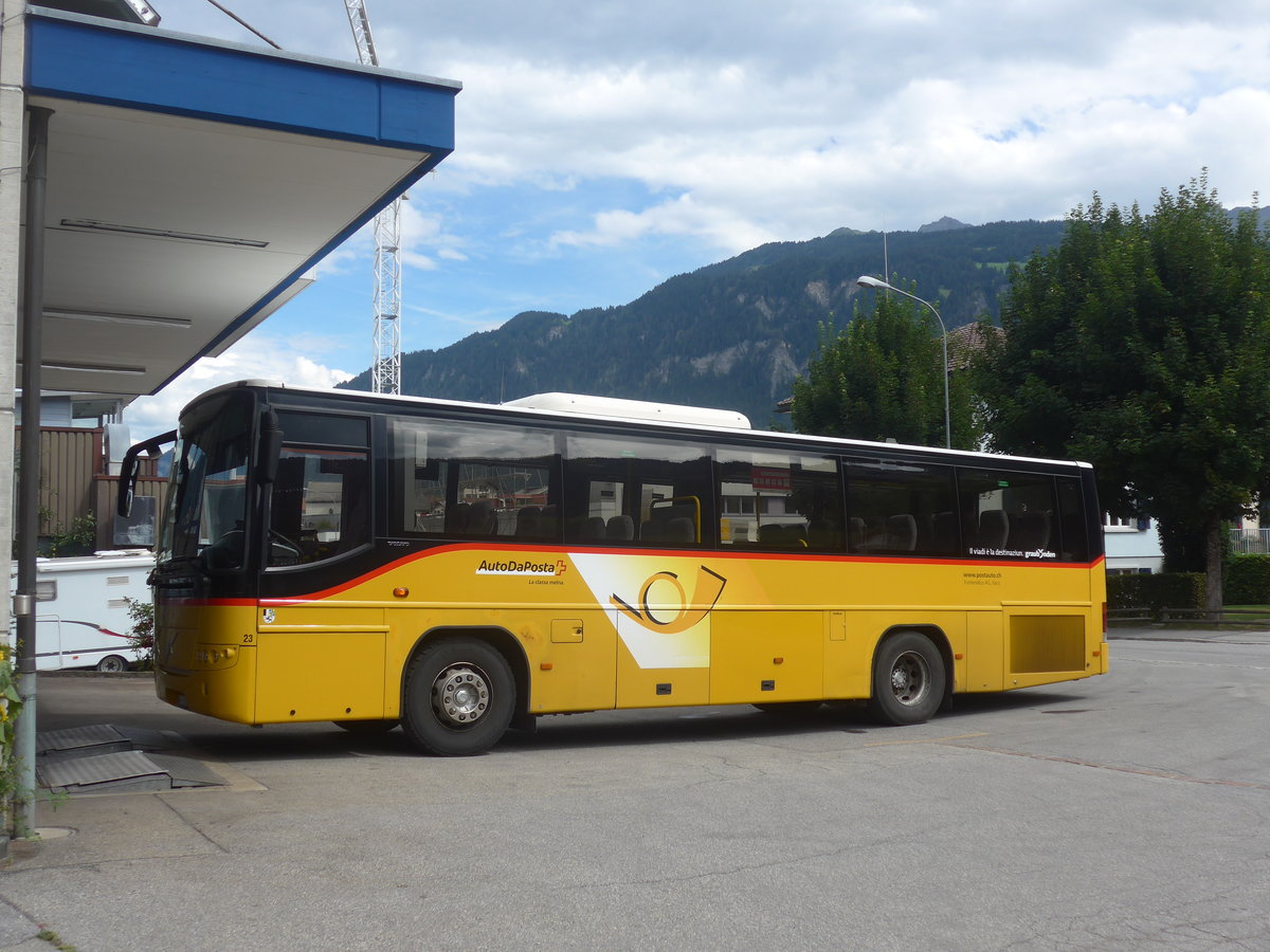 (219'821) - Fontana, Ilanz - Nr. 23/GR 33'118 - Volvo (ex Bearth, Brigels) am 16. august 2020 in Ilanz, Garage