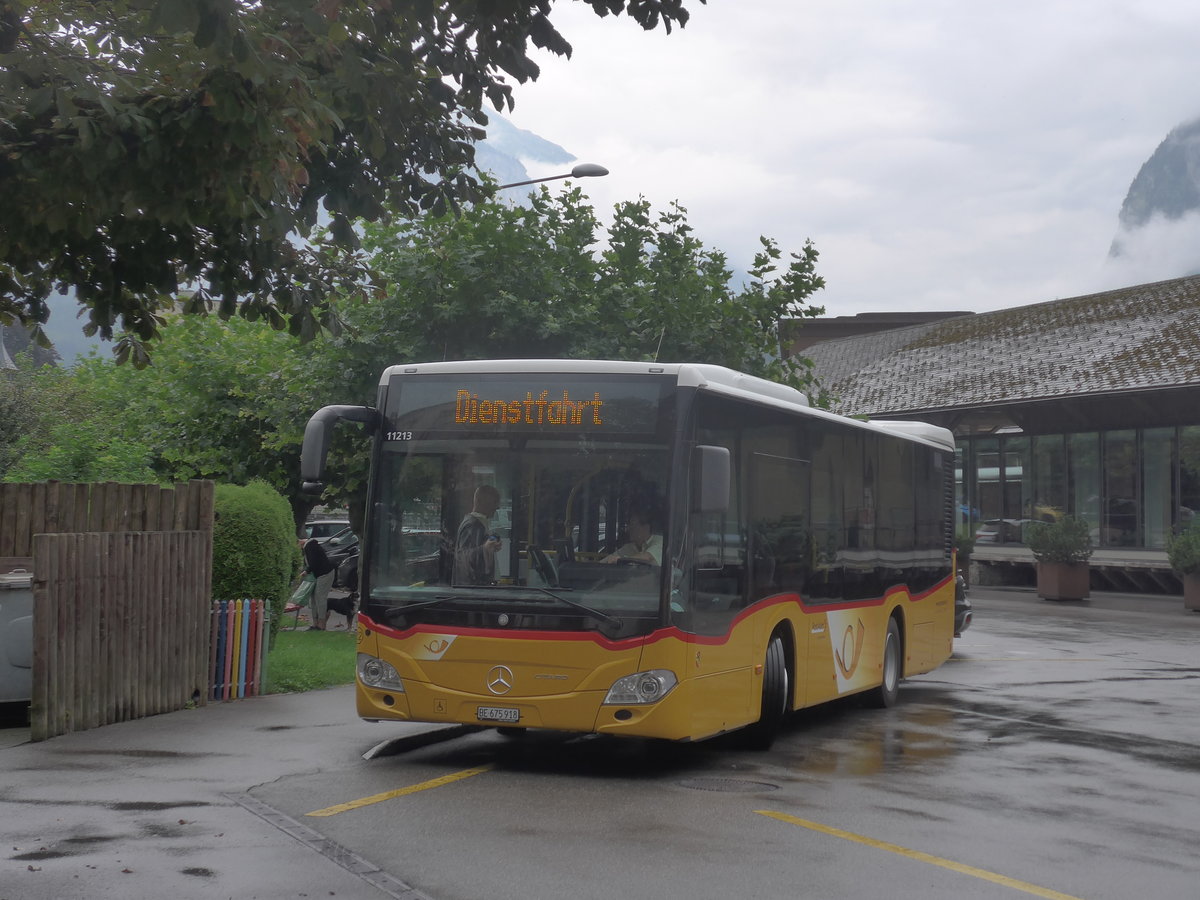 (219'889) - Flck, Brienz - Nr. 22/BE 675'918 - Mercedes am 22. August 2020 in Meiringen, Postautostation