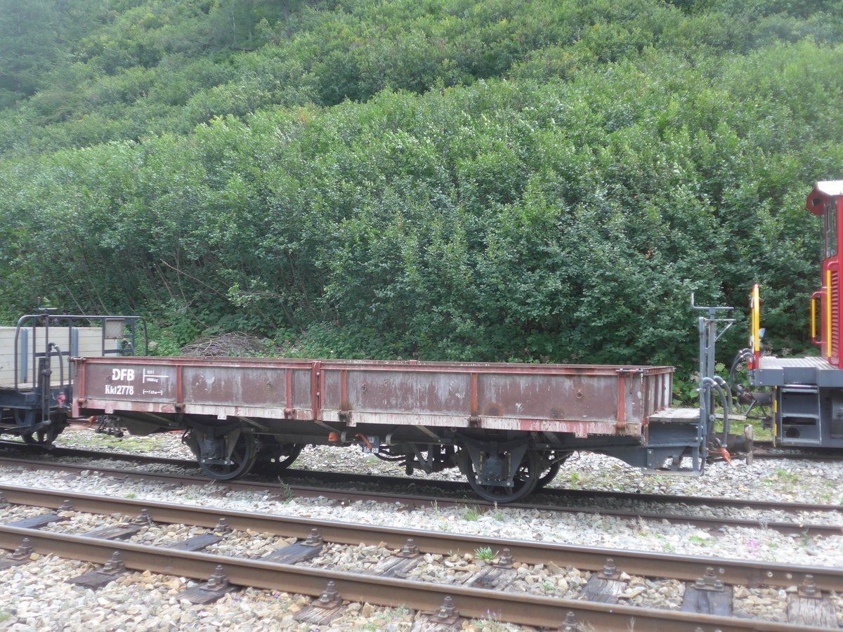 (219'928) - DFB-Gterwagen - Nr. 2778 - am 22. August 2020 in Gletsch
