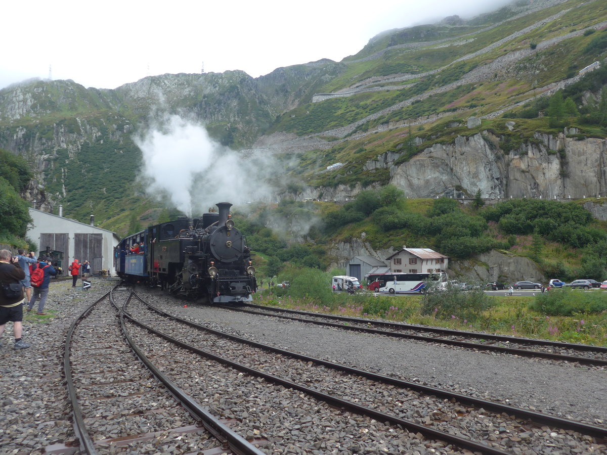 (219'940) - DFB-Dampflokomotive - Nr. 9 - am 22. August 2020 in Gletsch